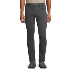 John Varvatos Clearance Men's J701 Regular Fit Jeans Nico Wash Denim Charcoal 33